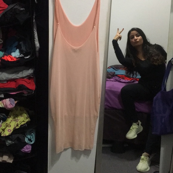 LA Lux peachy pink dress - Picture 2 of 4